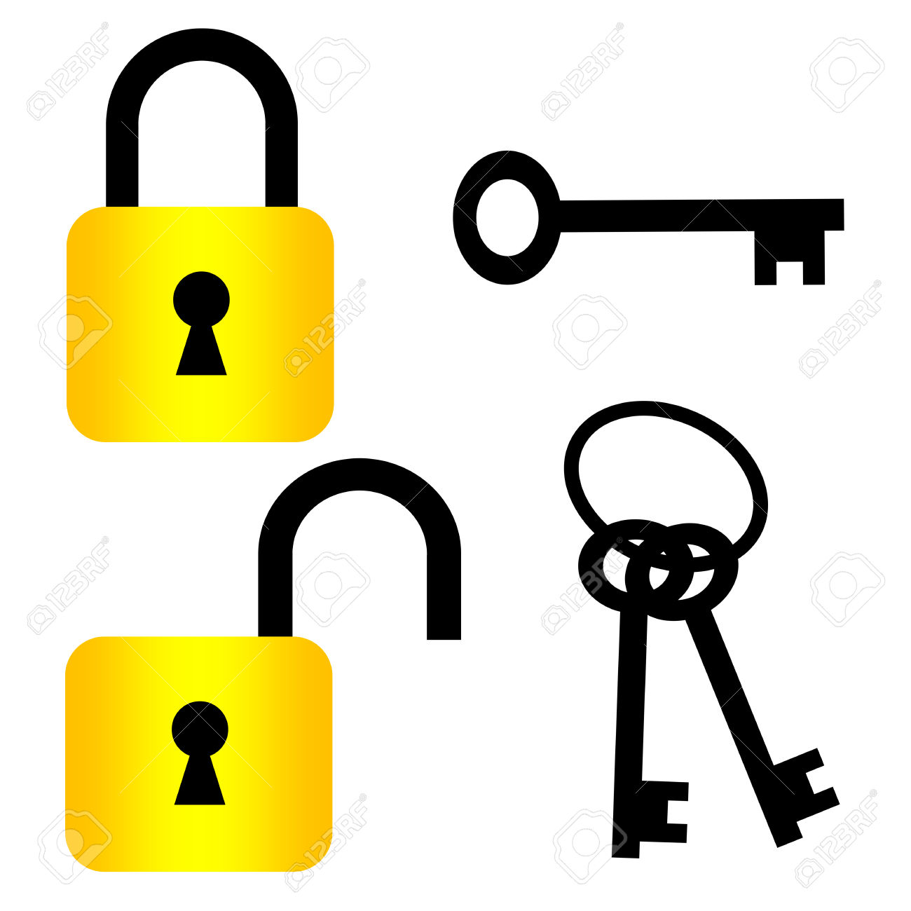 1300x1300 Opening Padlock Key Clipart, Explore Pictures
