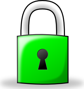 282x297 Lock Clip Art