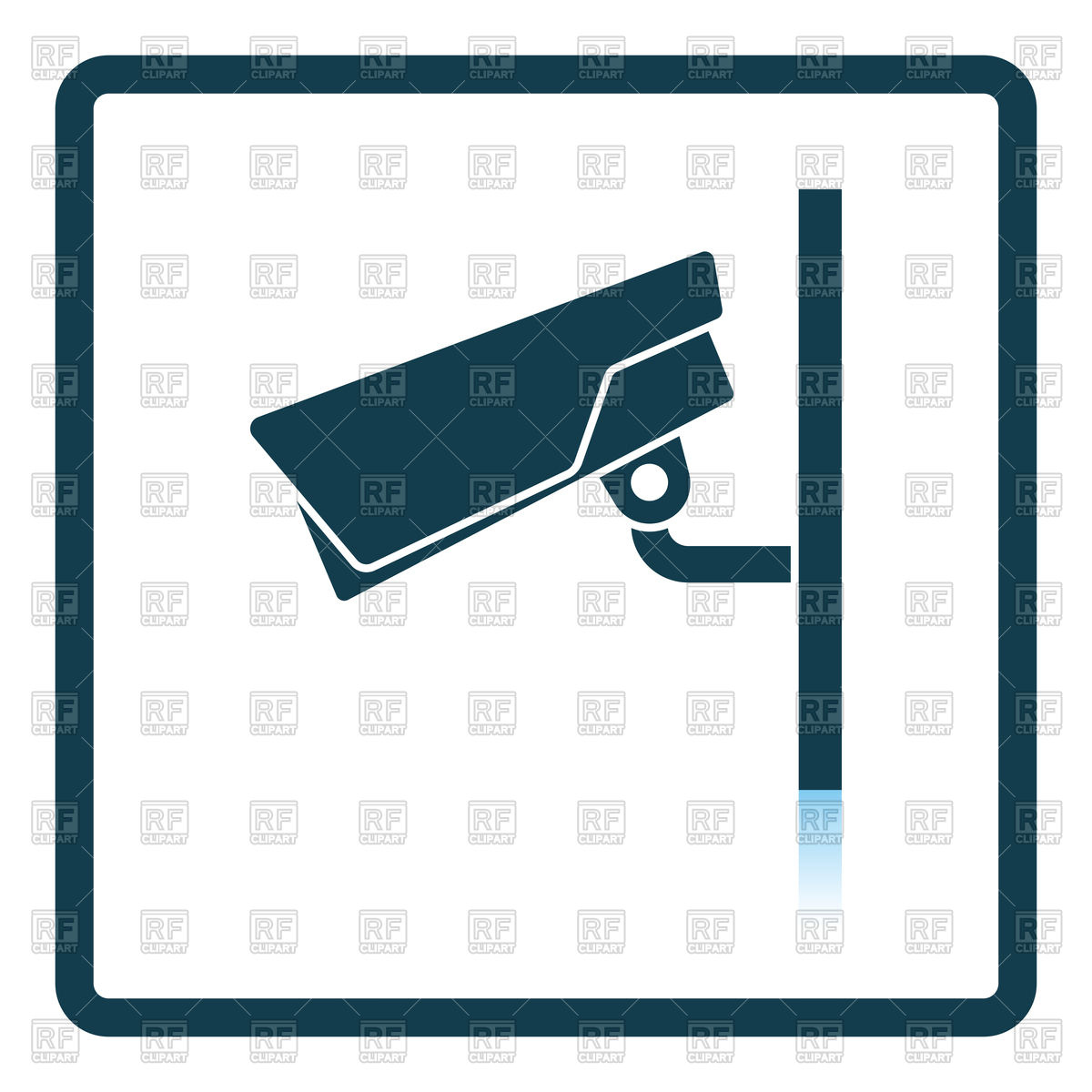 1200x1200 Security Camera Icon Royalty Free Vector Clip Art Image