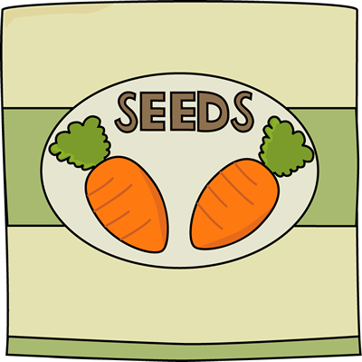 400x399 Carrot Seed Packet Clip Art