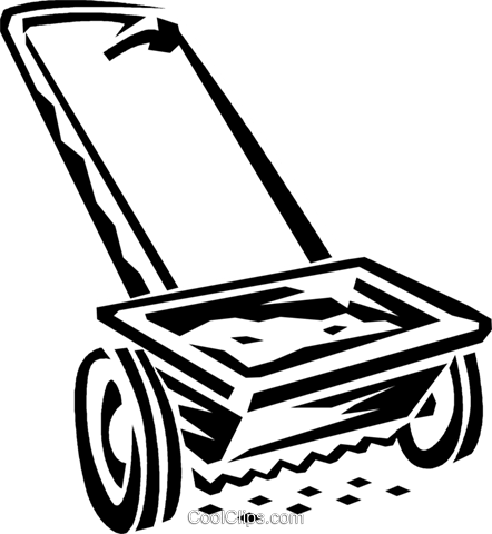 442x480 Seed Spreader Royalty Free Vector Clip Art Illustration Vc038142