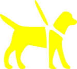 298x267 Yellow Guide Dog Clip Art