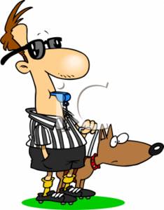 234x300 Clipart Picture Of A Blind Referee With His Seeing Eye Dog