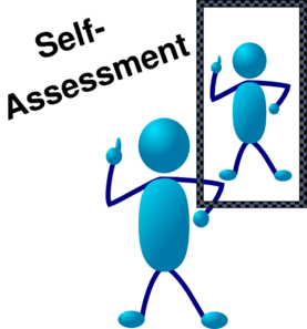 277x297 Blue Stick Man Self Assessment Clip Art