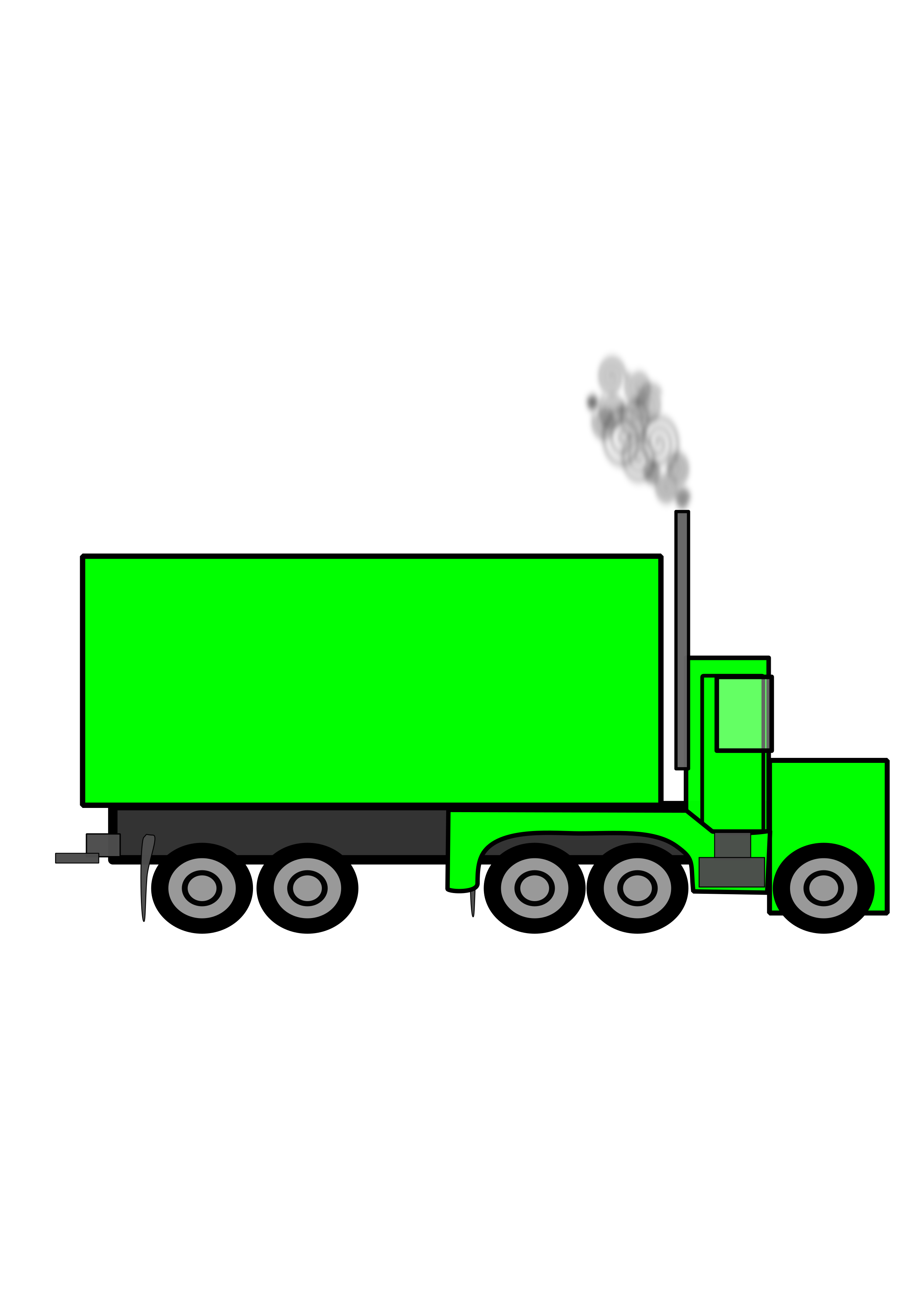 2400x3394 Semi Truck Big Truck Clipart