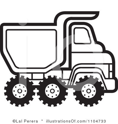 400x420 White Clipart Lorry