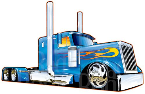 Semi Truck Clipart Free | Free download on ClipArtMag