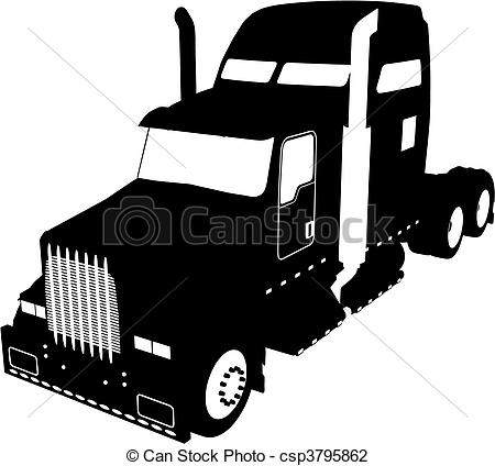 450x424 Transfer Truck Clipart