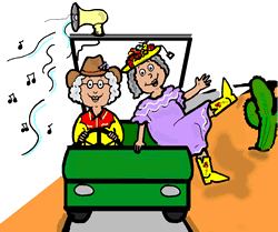 250x209 Full Version Of Happy Seniors In Golf Cart Clipart
