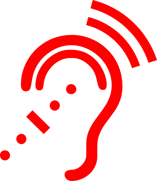 516x595 Hearing Clipart