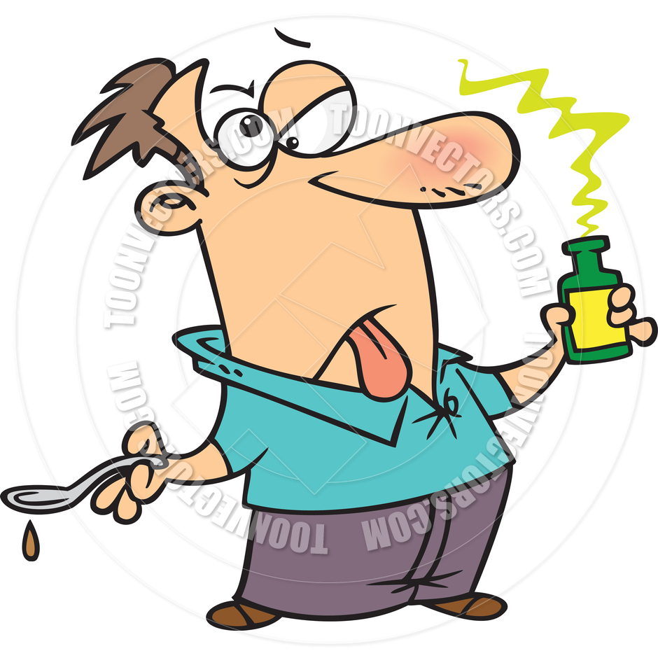 940x940 Cartoon Bad Tasting Medicine By Ron Leishman Toon Vectors Eps
