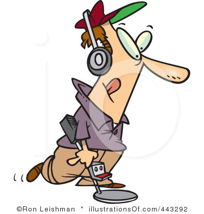 400x420 Metal Detector Clipart