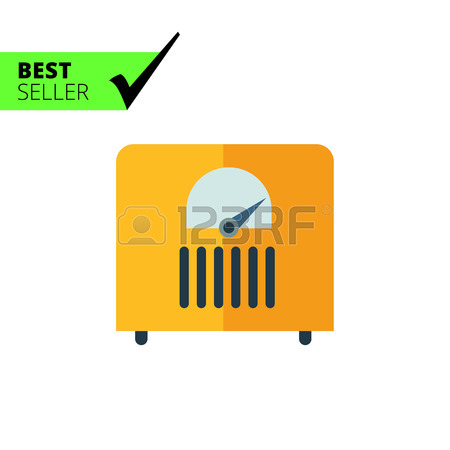 450x450 Multicolored Vector Icon Of Device With Analog Sensor Royalty Free