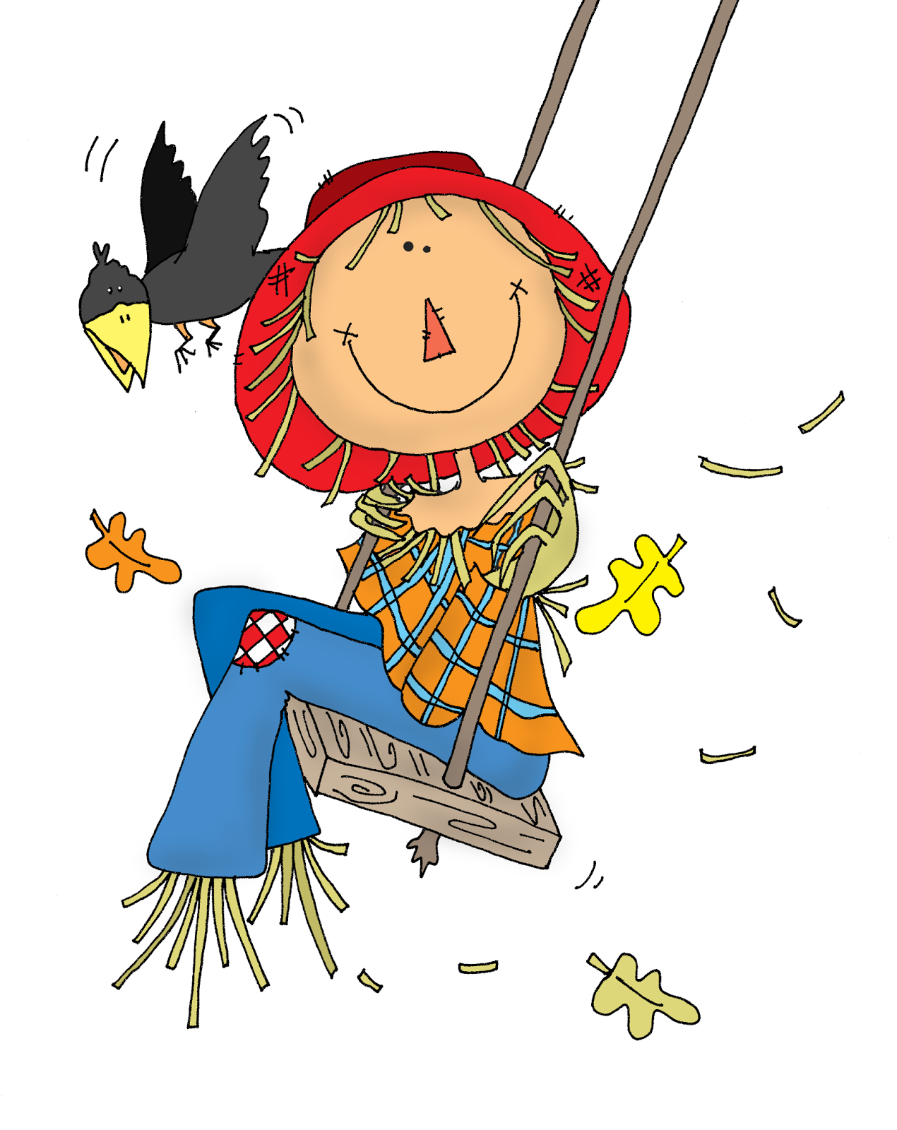 1270x1600 Scarecrow Clipart September