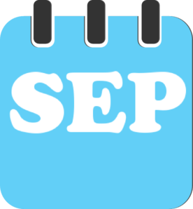 276x298 September Calendar Cliparts