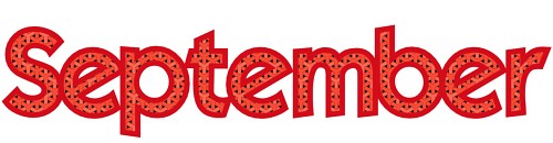 500x130 September Season Clipart