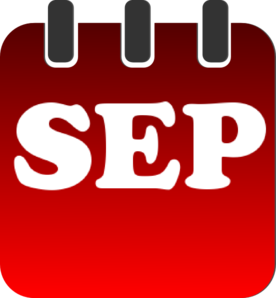 276x298 September Calendar Clip Art