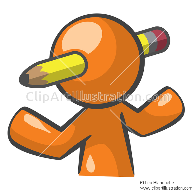 650x650 Writer's Block Clip Art Cliparts