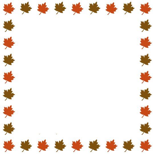 537x539 September Leaves Clipart