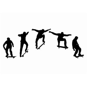300x300 Flash Sequence Skateboarding Clip Art