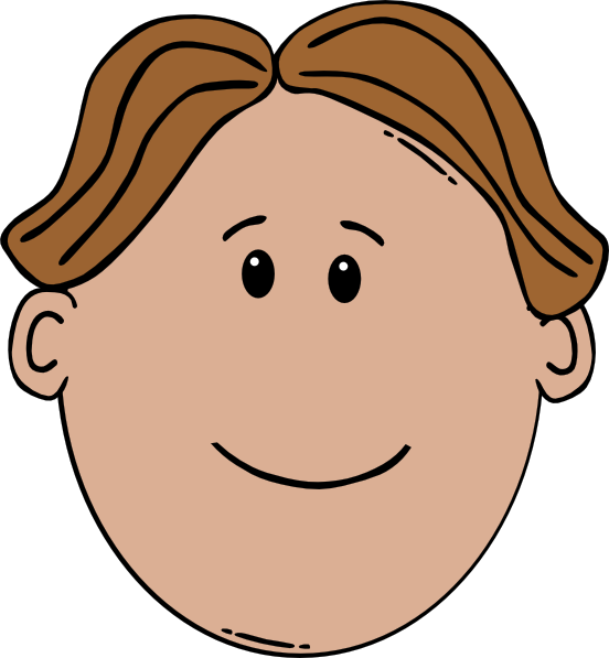 552x597 Cartoon Boy Face Clipart