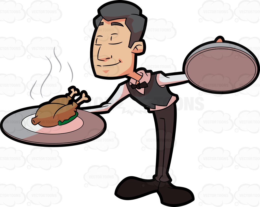 1024x818 Restaurant Clipart Food Server