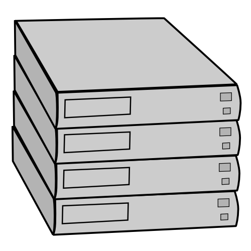 500x500 Server Hardware Clip Art Cliparts
