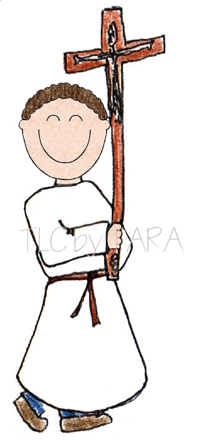 459x912 Altar Server Clipart