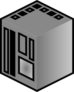 240x299 Mainframe Server Computer Clip Art