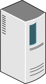 162x296 Server Clip Art