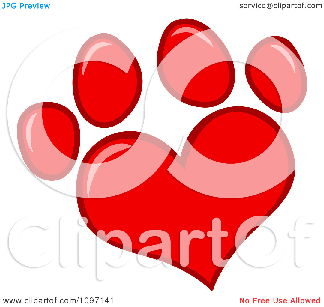 1080x1024 Dog With Hearts Clipart