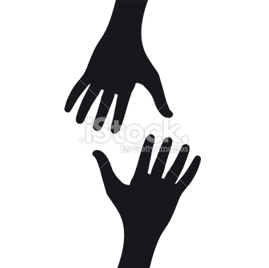 380x379 Helping Hand Outline Clip Art Clipart Panda