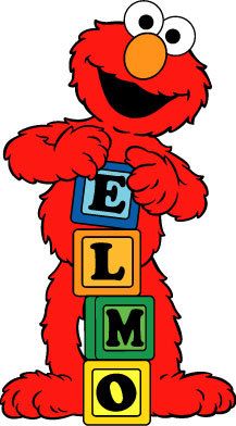 217x392 Elmo Loves You Sesame Street Cookie Monster