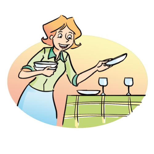 500x500 Clear Table Clipart