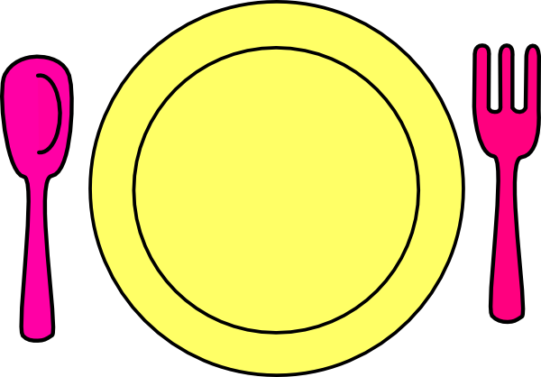 600x418 Clip Art Dinner Table Setting Clipart