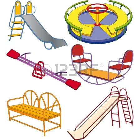 450x450 The Complete Set A Children's Swing. Clip Art Royalty Free