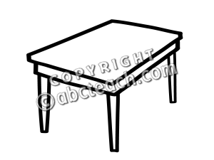 300x225 Set Clipart Kitchen Table Clip Art