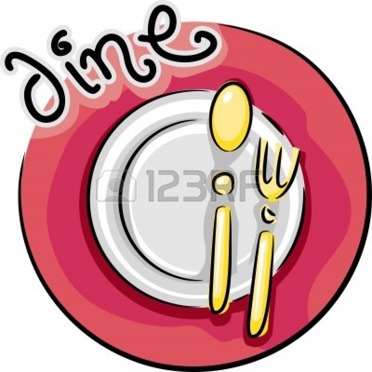 1200x1200 Dinner Plate Clip Art Clipart Panda