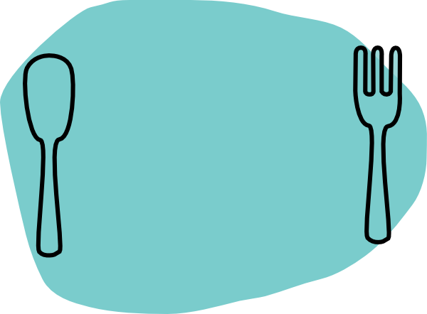 600x442 Dinner Setting Clip Art