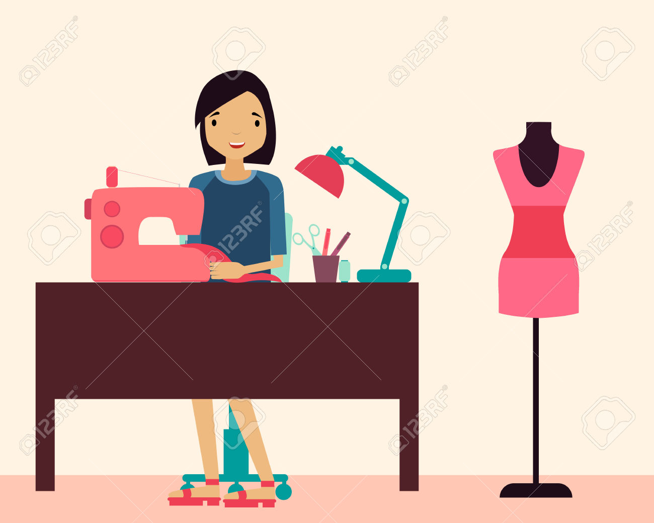 1300x1040 Sewing Machine Clipart Person Sewing