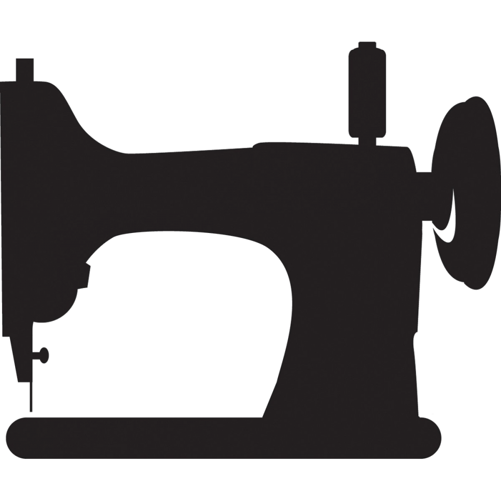 1000x1000 Sewing Machine Silhouette Clip Art Pictures To Pin On 3