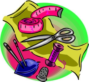 300x278 Sewing Equipment Clipart