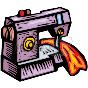 300x300 Royalty Free Sewing Machine 382977 Vector Clip Art Image