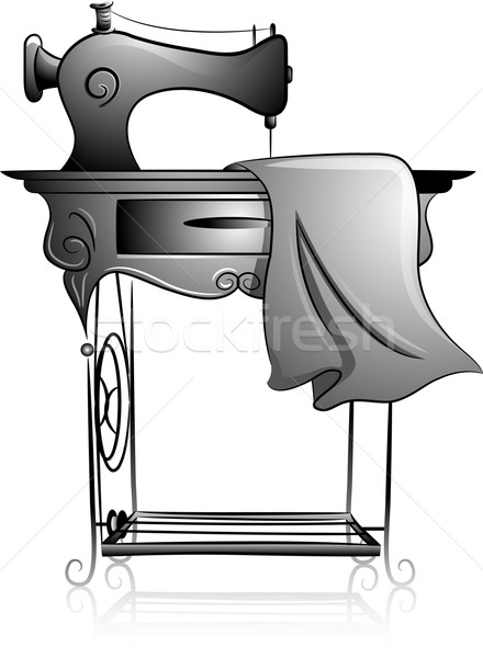 440x600 Sewing Machine Icon Vector Illustration Lenm ( 4421465) Stockfresh
