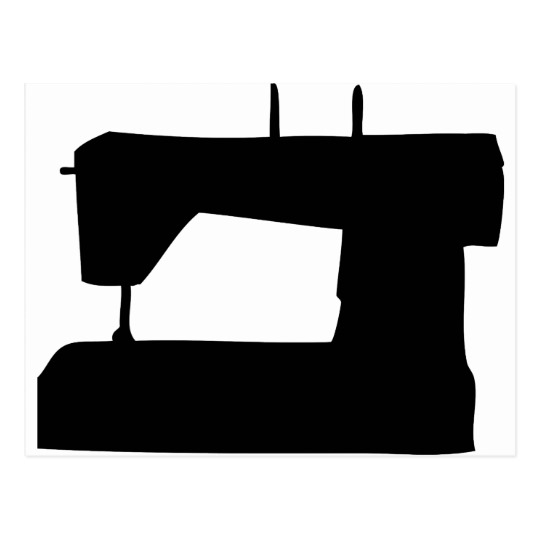 540x540 Sewing Machine Clipart Silhouette