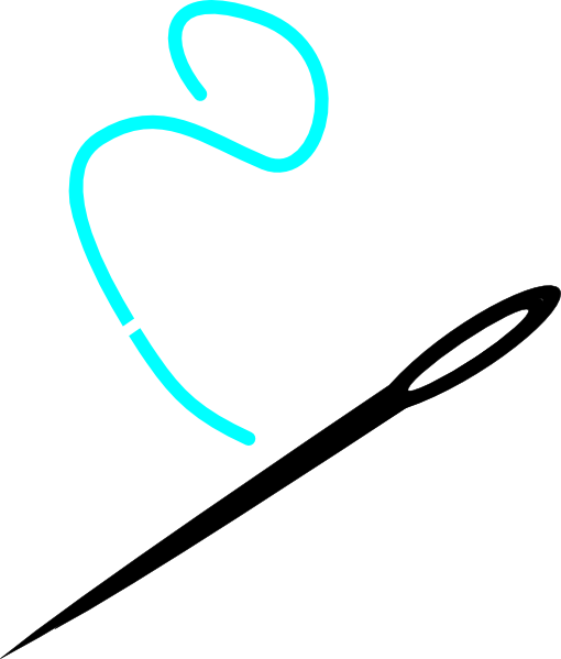 510x599 Needle And Thread Clip Art