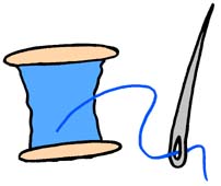 202x170 Needle And Thread Clip Art Free Clipart Network Miscellaneous