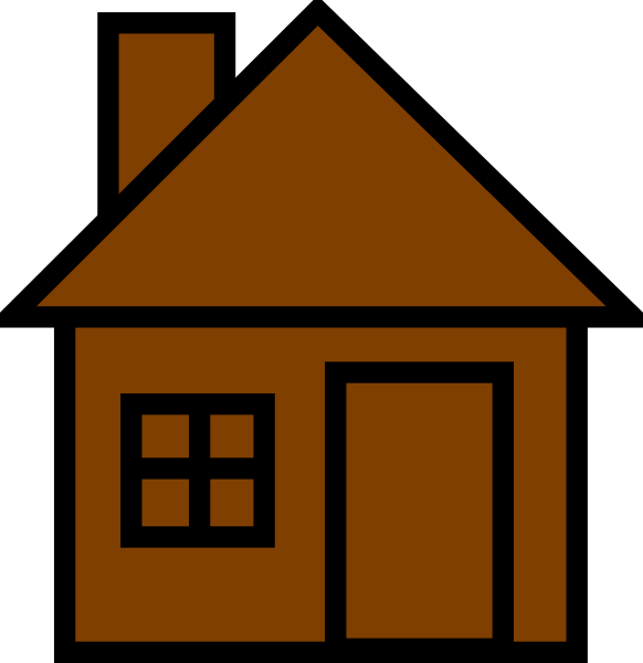 582x600 Brownhouse Clip Art
