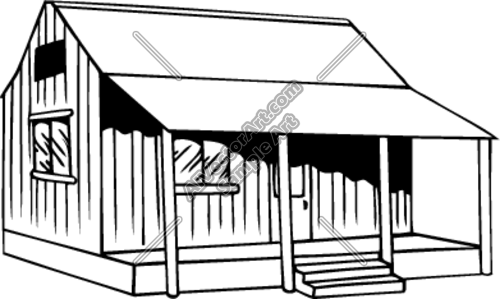 500x299 Old House Clipart Old Shack