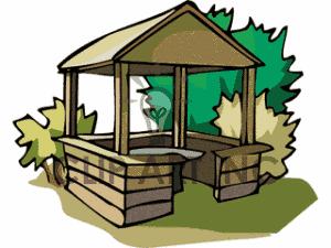 300x225 Shack Clipart Horse House